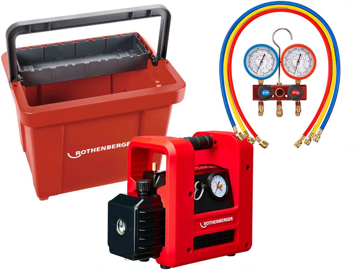 Rothenberger Roairvac Vacuum Pump Bucket Gauges from Reece