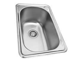 Milena 32 Litre Inset Tub No Tapholes Stainless Steel