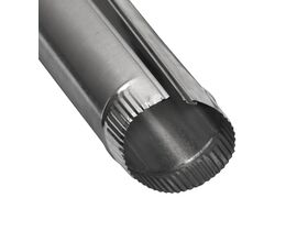 Deflecto Galvanized Seam Pipe 125mm X 610mm