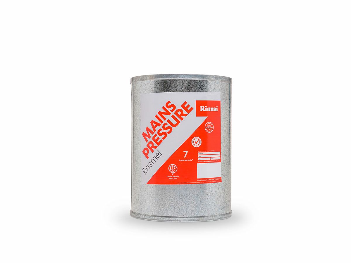Rinnai Enamel Under Bench Mains Hot Water Cylinder