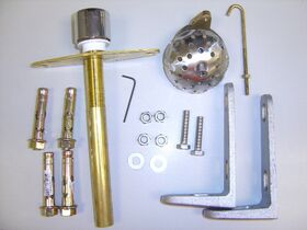 Caroma Torres Urinal Back Inlet Fittings Chrome