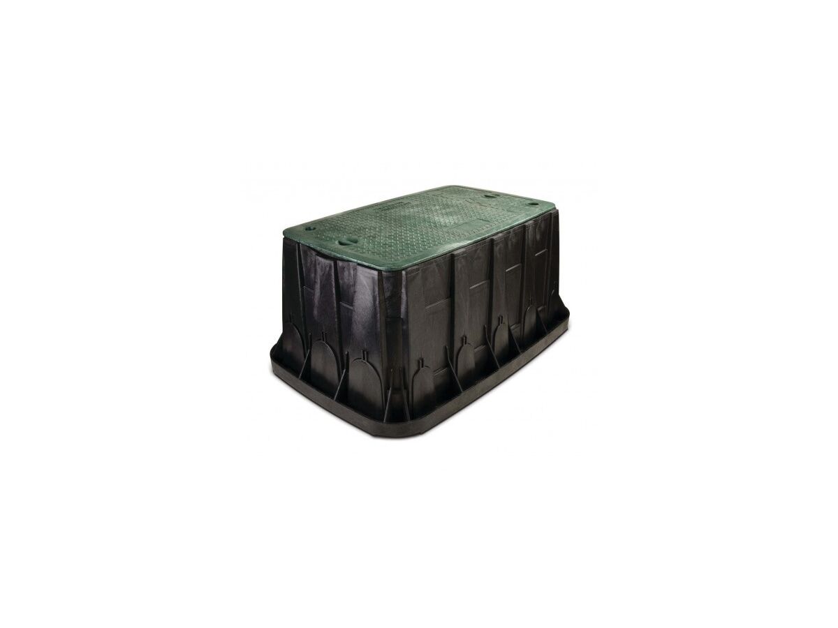 Rain Bird Maxi Jumbo Valve Box A61483 with Green Lid