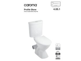 Technical Guide - Caroma Profile Close Coupled RNV Skew Pan White (4 Star)