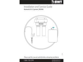 Installation & Service Guide - BWT RO300 Reverse Osmosis System