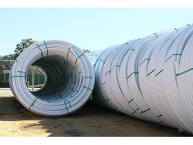 PE Communications Conduit White SDR13.6 / SDR12 (Class 9) x 100mtr