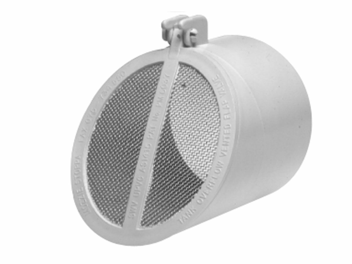Marley PVC/Stainless Steel Vented Flap Valve 90mm from Reece