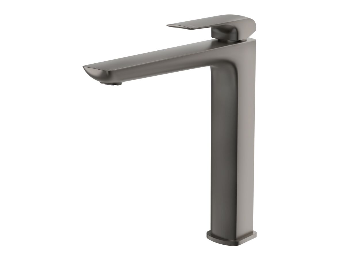 Milli Glance Extended Basin Mixer Tap Gunmetal (6 Star) from Reece