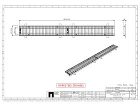 TRENCH GRATE AND FRAME : TGF15B2