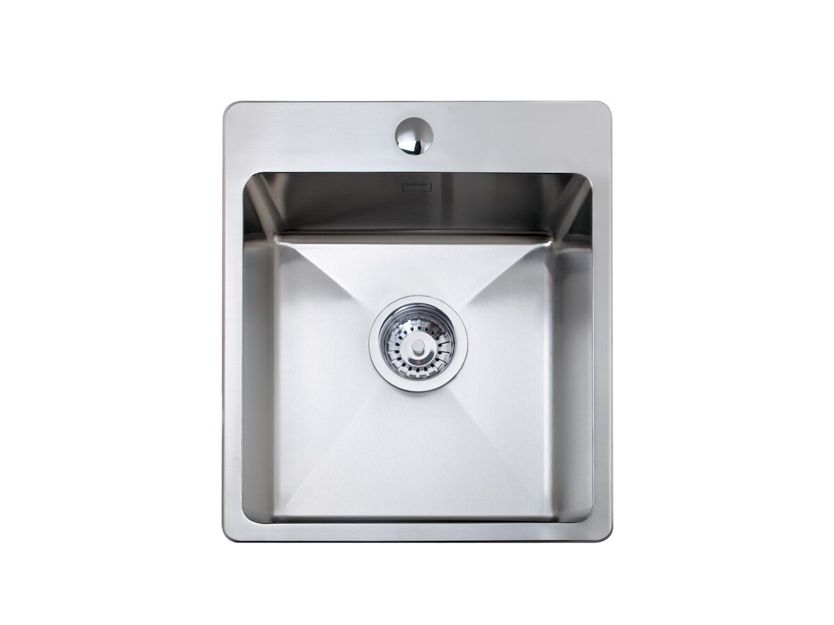 Memo Hugo Single Bowl Sink 1 Taphole Stainless Steel