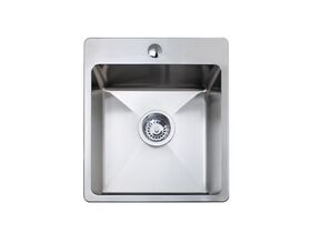 Memo Hugo Single Bowl Sink 1 Taphole Stainless Steel