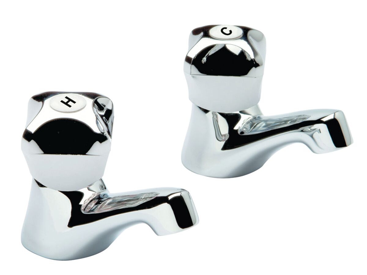 Foreno Standard Basin Taps Chrome (4 Star) from Reece