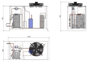 ACPAC Packaged Condensing Unit AP4.1M1-5 1 Phase