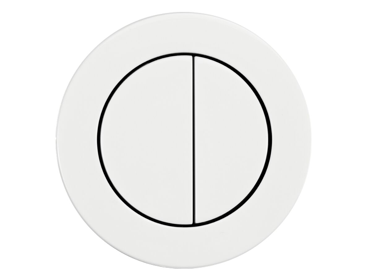 Kado Lux Flush Button Gloss White from Reece