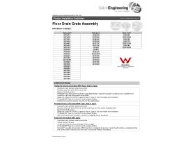 Installation Instructions - Floor Drain GrateS