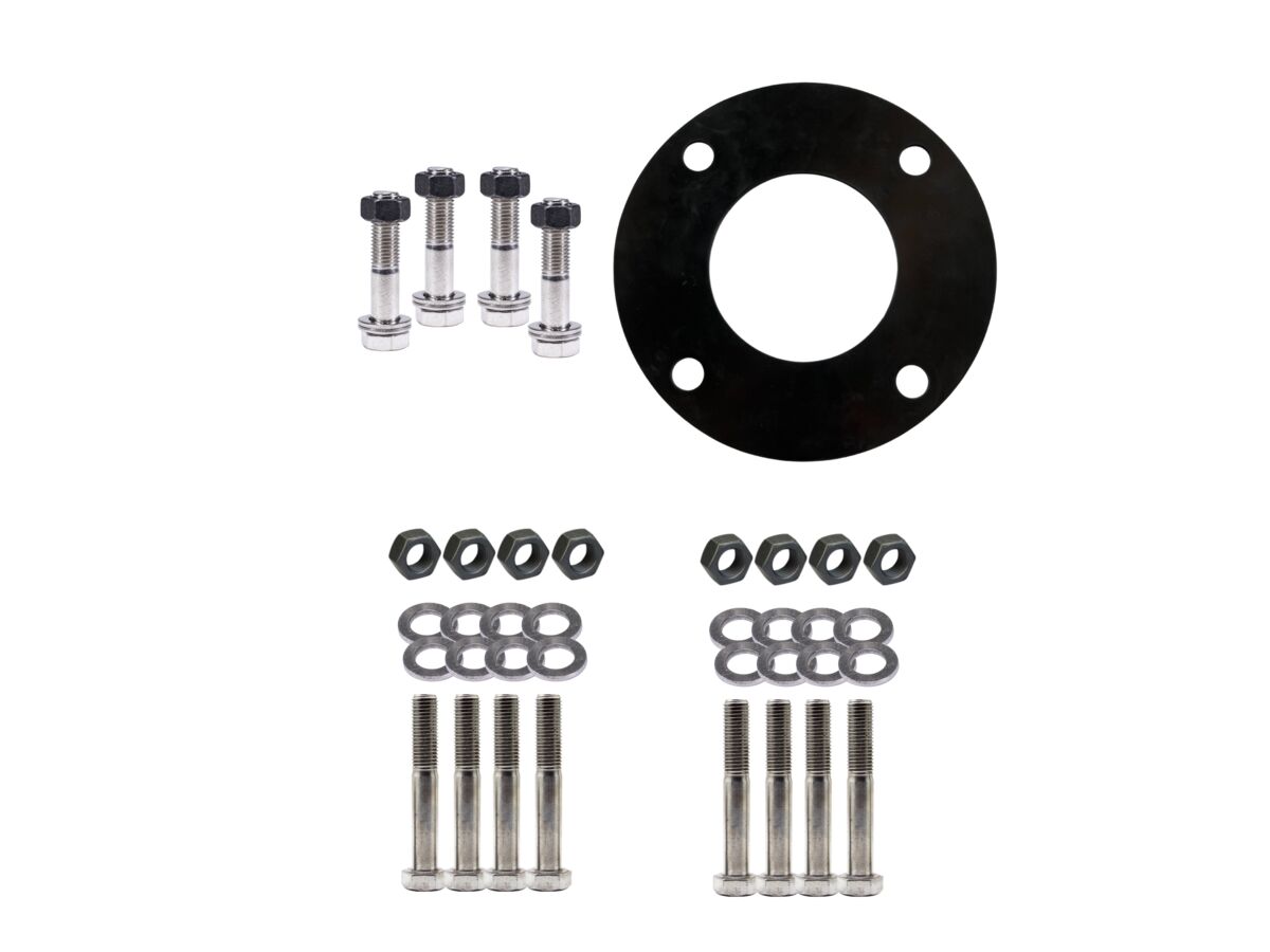 EPDM Gasket & 316 Stainless Steel Bolt Kit with Molybond Nuts For Zurn Backflow DCV/RPZ Assembly with Dimax Y-Strainer and Wafer Butterfly Valves Table D/E