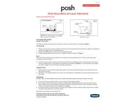 Installation Instructions - Posh Solus Low Level Suite / Cistern , Link & Seat