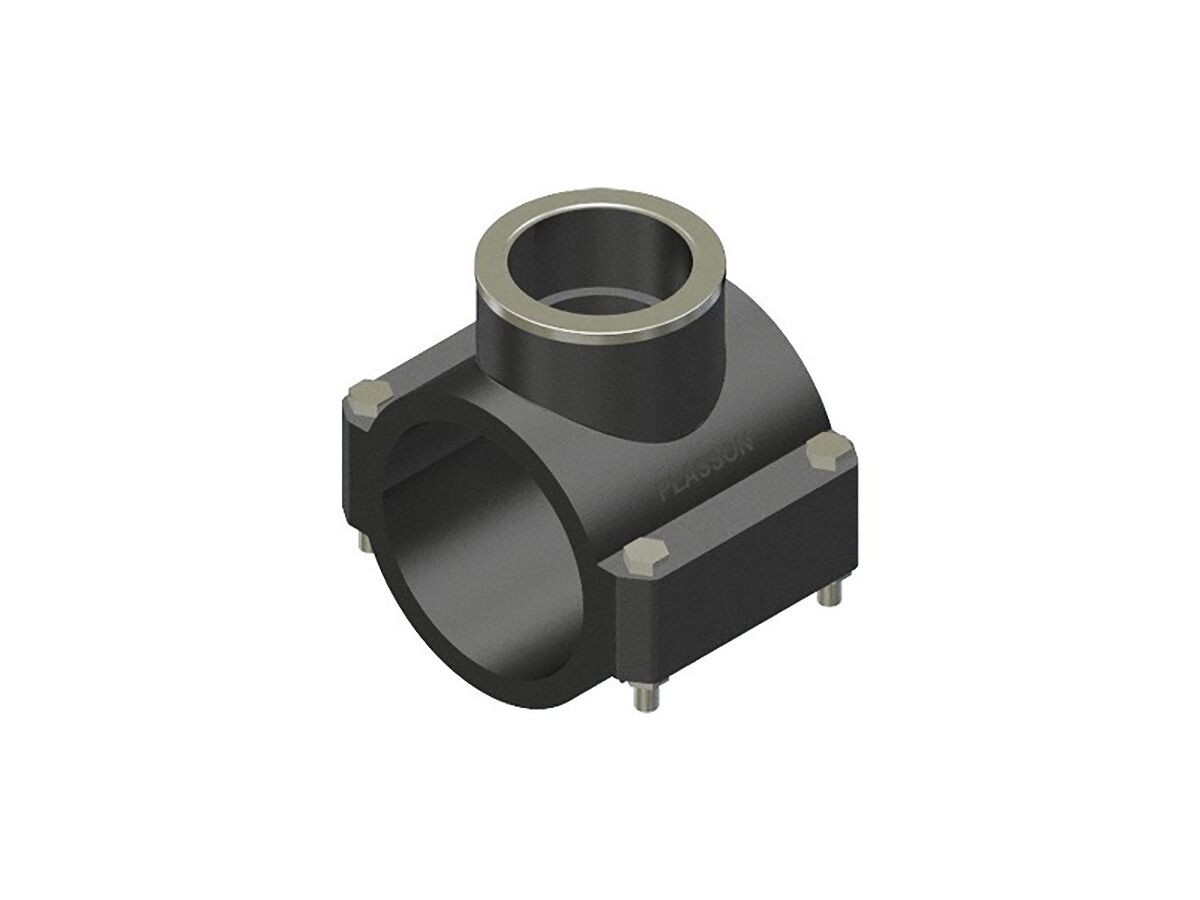 Plasson Tapping Saddle 125mm OD x 50mm Female BSP (Stainless Steel