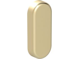 Mizu Drift Backrest Mount Dress Cover Brushed Brass