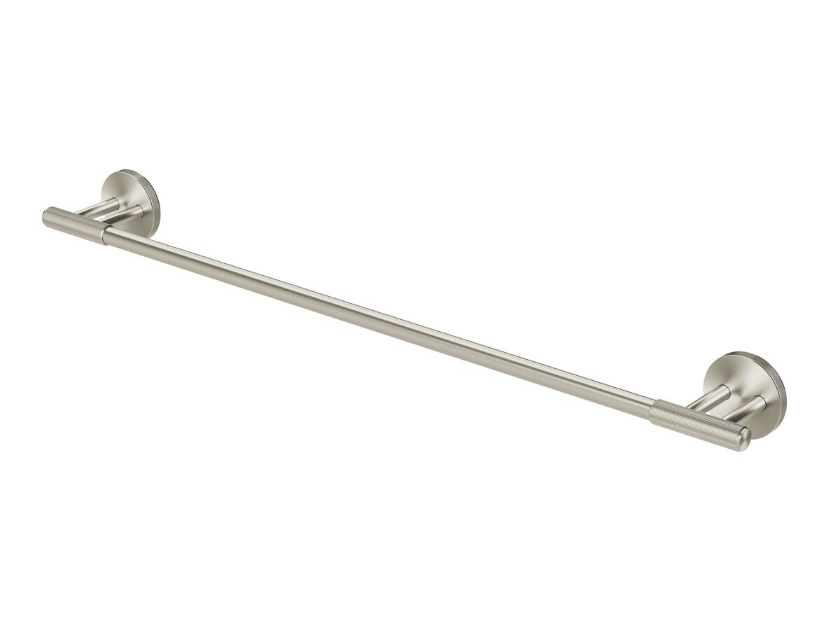 Hero - Milli Marq Edit Single Towel Rail 600mm Brushed Nickel