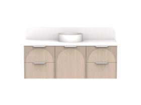 ADP Archie by Alisa & Lysandra Door/Drawer Vanity Unit Centre Bowl 1350 Caesarstone