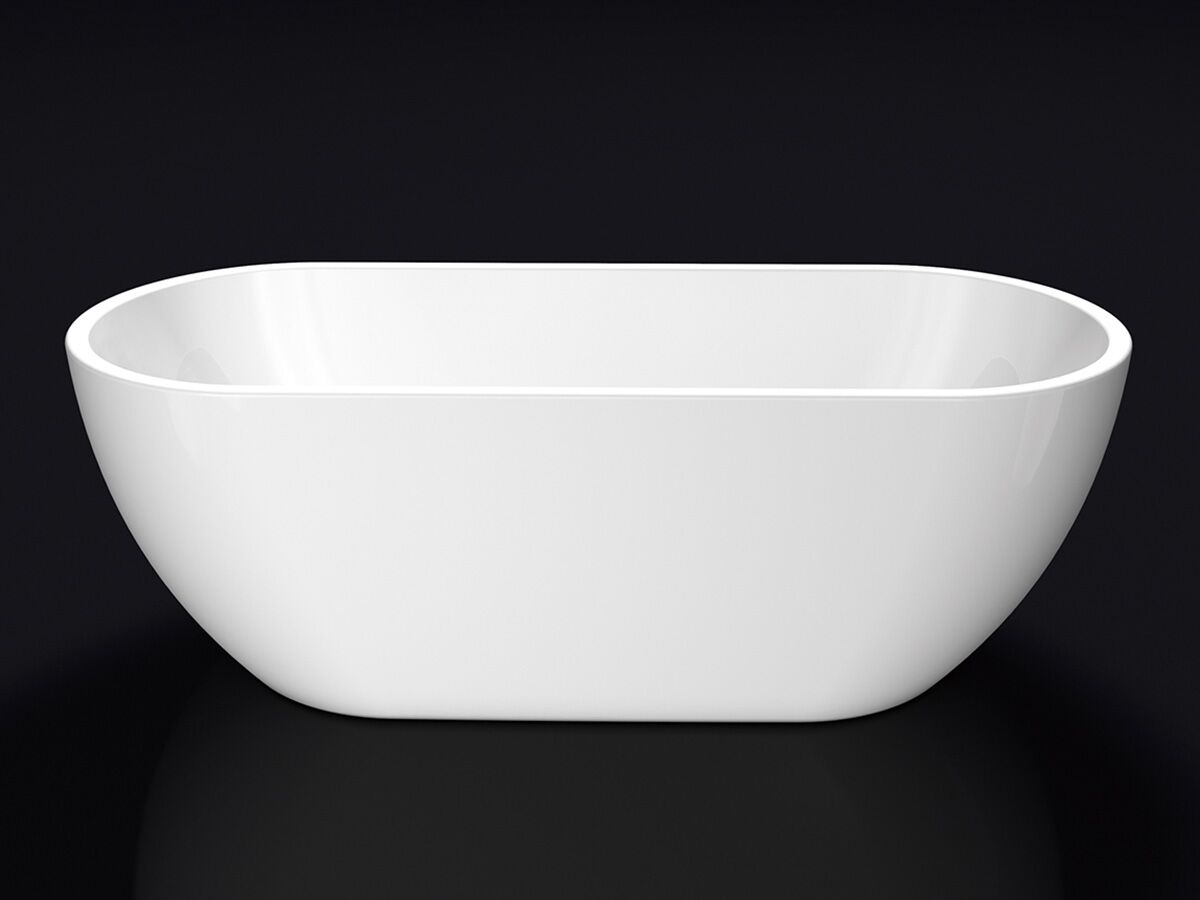 Kado Lux Petite Freestanding Bath 1500mm White