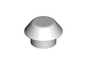 Vent Cowl - Insect & Water Proof 100mm