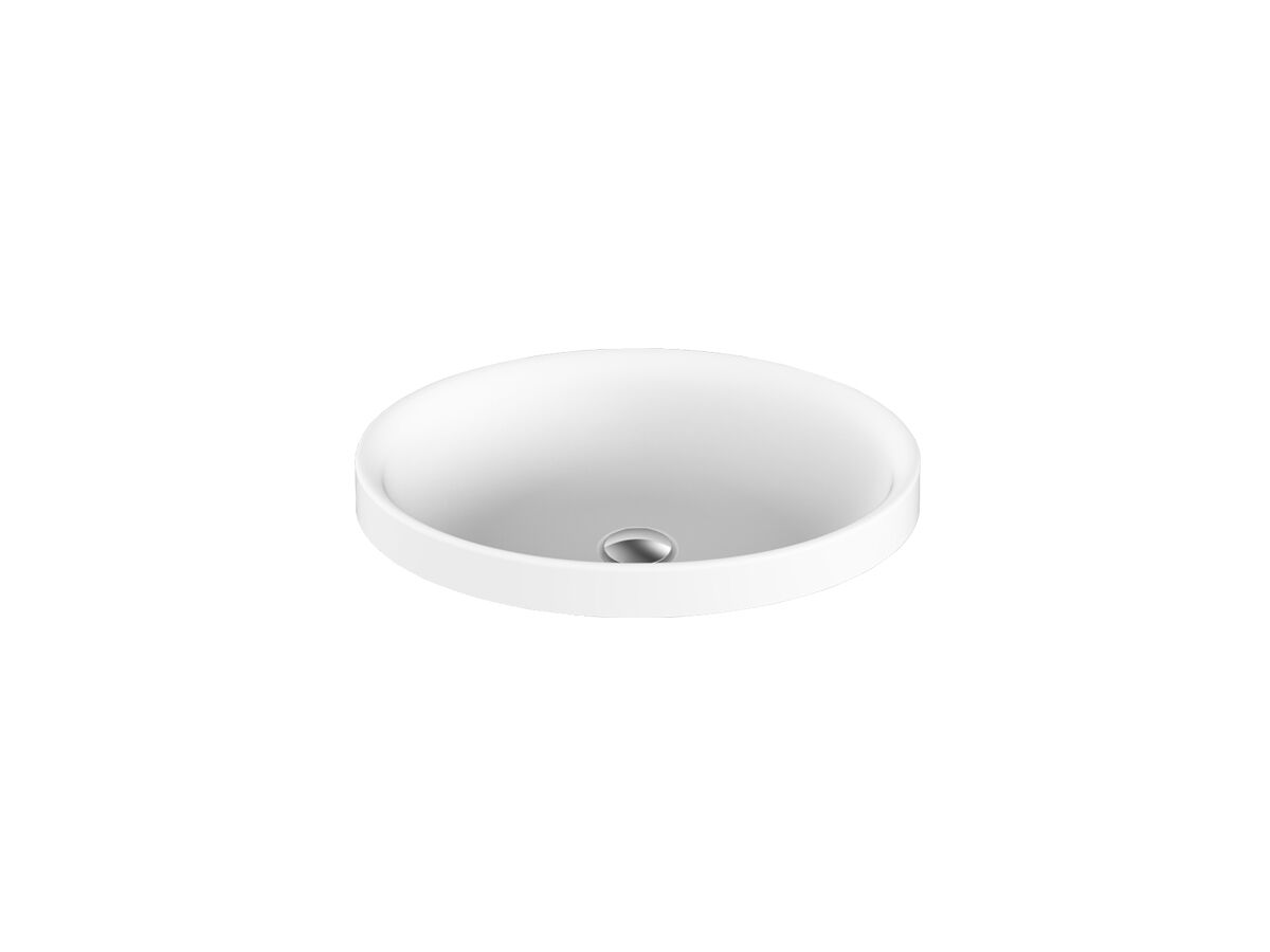 ADP Dignity Semi Inset Basin 500 x 370mm Gloss White from Reece