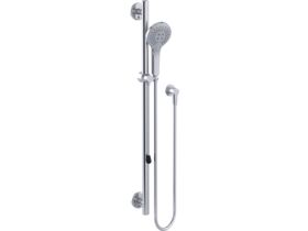 Mizu Drift 900mm Straight Handshower Modular Grab Rail Kit 3 function with Push Pull Chrome / Polished Stainless Steel (5 Star)