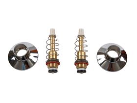 Standard Wall Top Assembly Less Handles & Buttons Chrome
