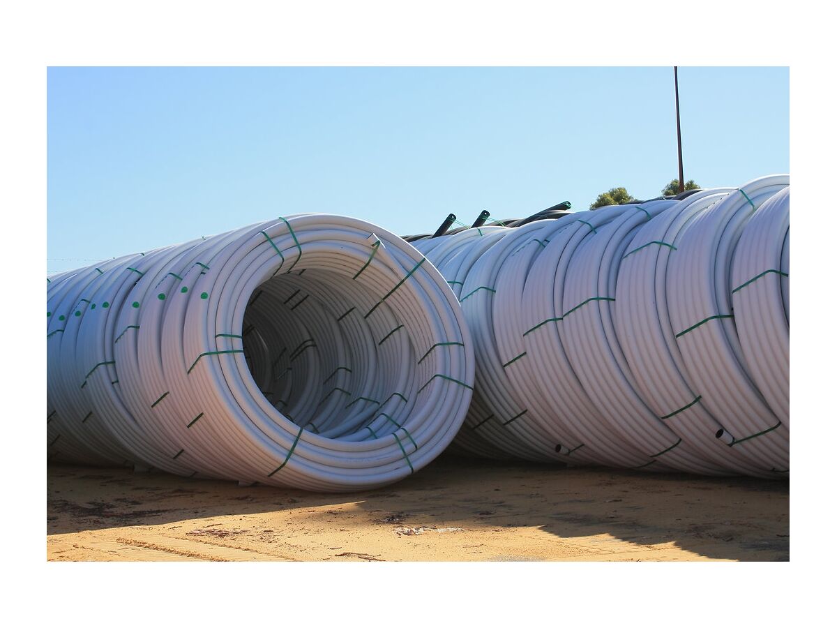 PE Communications Conduit White SDR13.6 / SDR12 (Class 9) x 100mtr