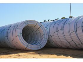 PE Communications Conduit White SDR13.6 / SDR12 (Class 9) x 100mtr