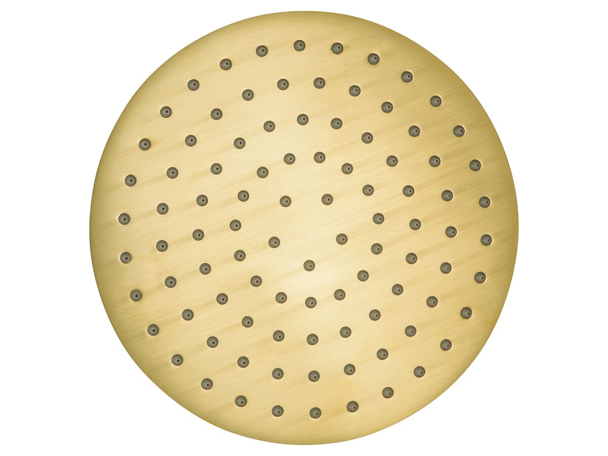 Mizu Drift Overhead Shower Brass 300mm Brushed Brass (3 Star)