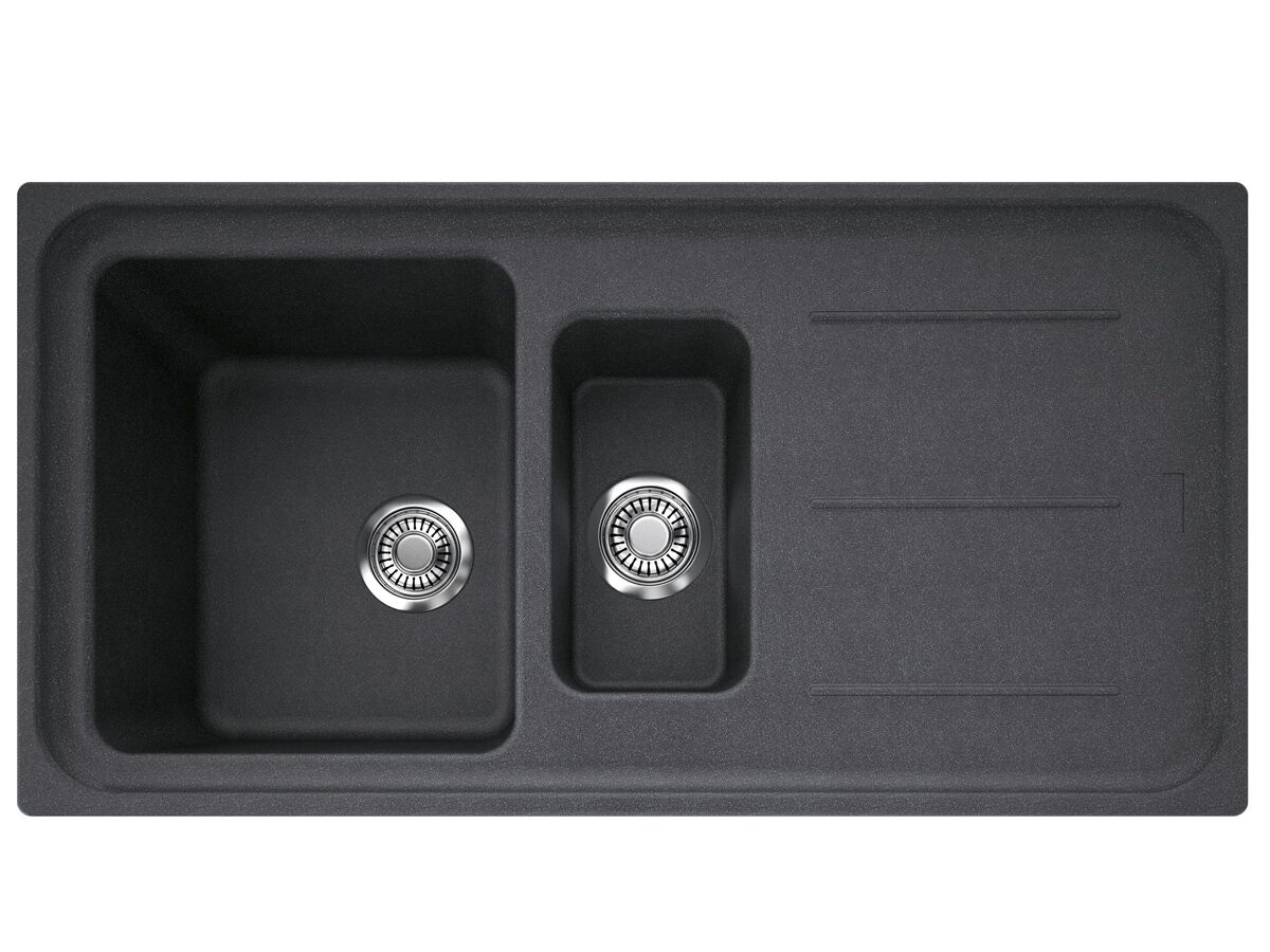 Franke Impact Granite 1.25 Bowl Sink Only with Drainer Reversible No