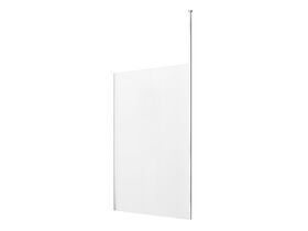Kado Lux Fixed Shower Screen Panel and Ceiling Support 1200mm Chrome