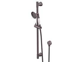 Milli Monument Single Rail Shower with Separate Water Inlet Brushed Gunmetal (3 star)