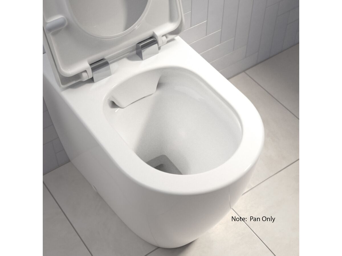 Caroma Forma Cleanflush Close Coupled Back To Wall Back Inlet Pan ONLY