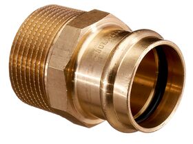 >B< Press Water Male Coupling 32mm x 1 1/4" BSP"