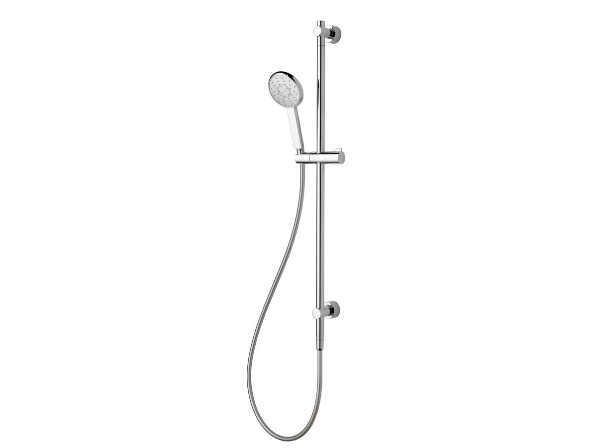 Nikles Pearl 105 Single Rail Shower with Top Rail Water Inlet Chrome (4