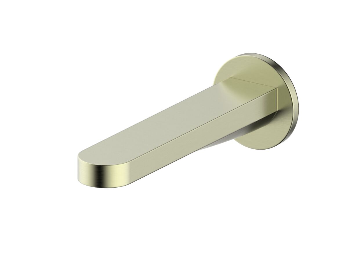 Mizu Soothe MK2 Basin / Bath Outlet 200 Brushed Brass (6 Star) Lead Free