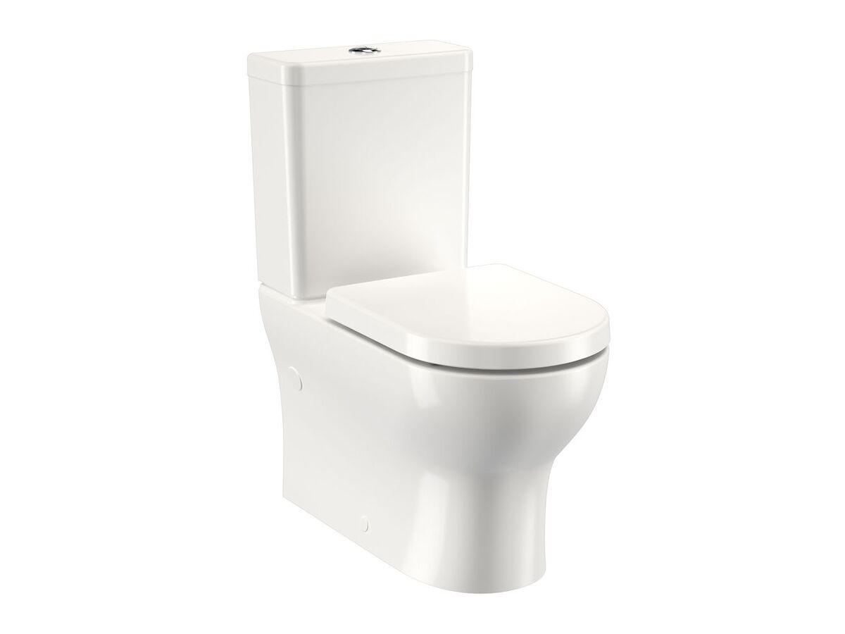 Clark Round Close Coupled Back to Wall High Profile Toilet Suite
