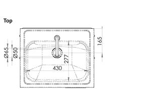 Knee Operated Basin, Pre Plumbed Complete