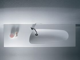 LAUFEN Palomba Wall Basin with Fixing Bolts 1200x500mm 1 Taphole White