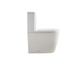 Kado Lux Close Coupled Back To Wall Rimless Overheight Back Inlet Toilet Suite with Soft Close Quick Release Seat (4 Star)