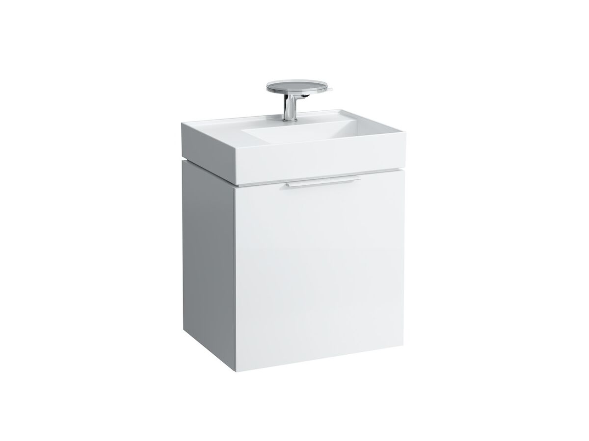 LAUFEN Kartell Wall/Counter Basin Right Hand Basin 1 Tap Hole 600x460 White