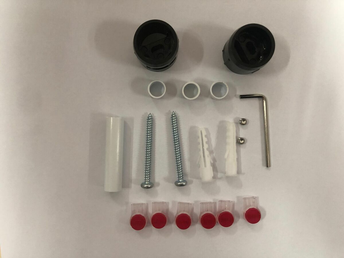 Mizu Drift Single Heated Towel Rail Fixing Kit from Reece