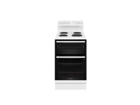 Westinghouse WLE530WCA 54cm Electric Freestanding Cooker with Separate Grill and 4 Zone Coil Cooktop White, Commercial Exclusive