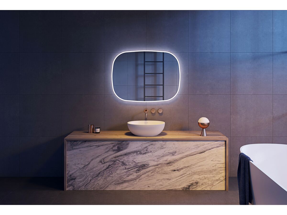 Kado Lussi 600mm x 800mm LED Mirror from Reece