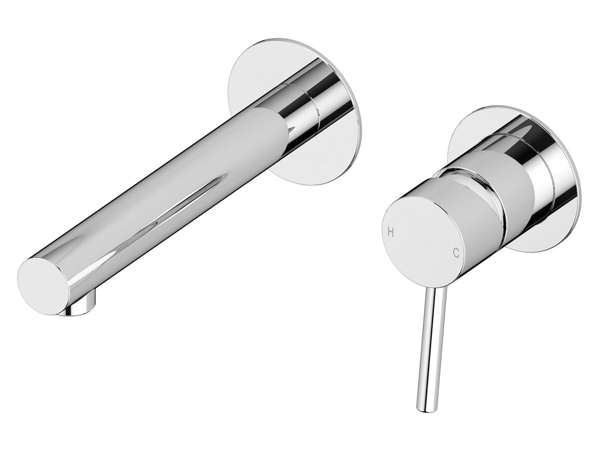 Mizu Drift MK2 Wall Mixer Set with 2 Cover Plate Design Chrome (4 Star)