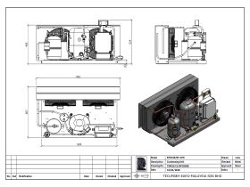 Tecumseh EVO Condensing Unit 2hp R134 MHBP EPCH4525Y-1 Phase