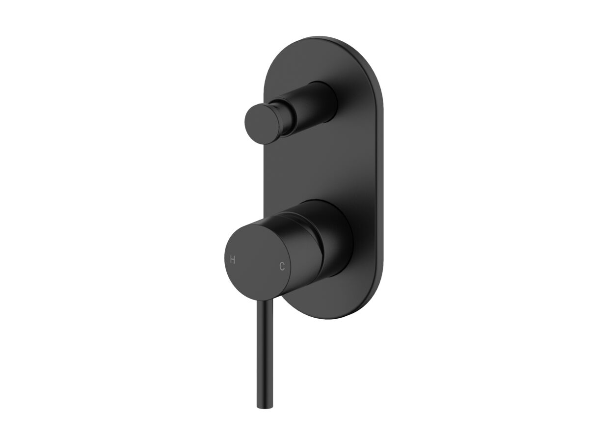 Mizu Drift Shower Mixer with Diverter Matte Black